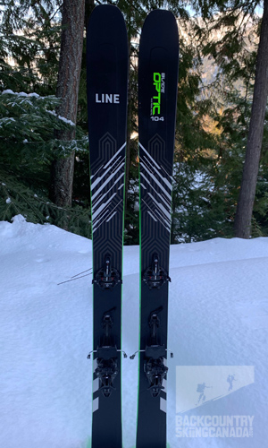スキー LINE BLADE OPTIC 104 Line Blade Optic 104 Freeride Skis - Alpine Skiing | SkatePro